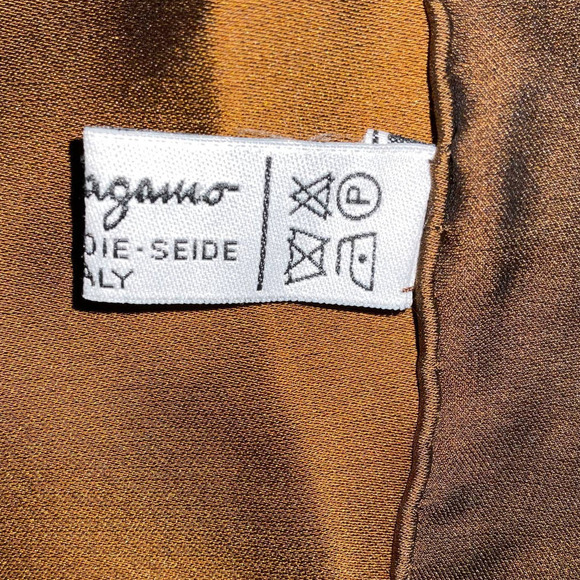 Salvatore Ferragamo Rectangular Silk Scarf 16”x 54” - Picture 3 of 15